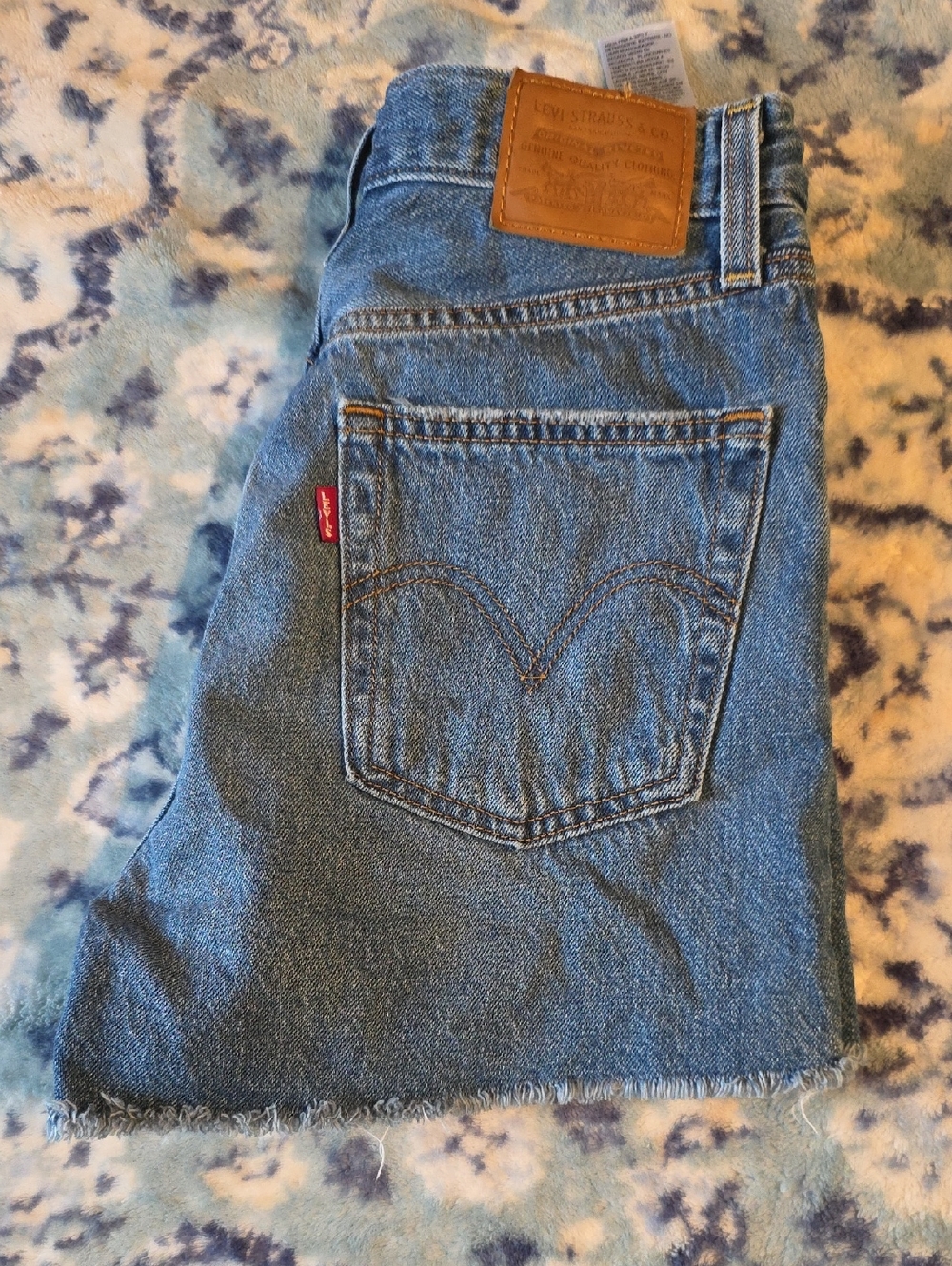 Levi's Medium Blue Denim Mini Skirt